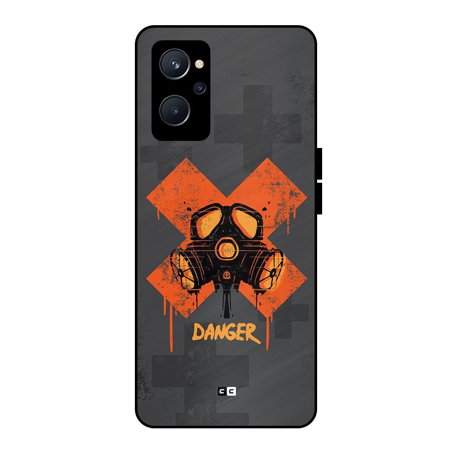 Danger Mask Metal Back Case for Realme 9i 5G