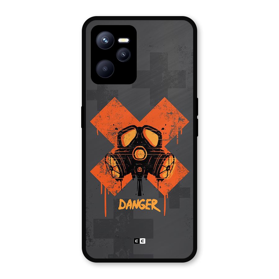 Danger Mask Metal Back Case for Realme C35