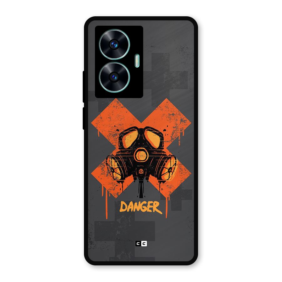 Danger Mask Metal Back Case for Realme Narzo N55