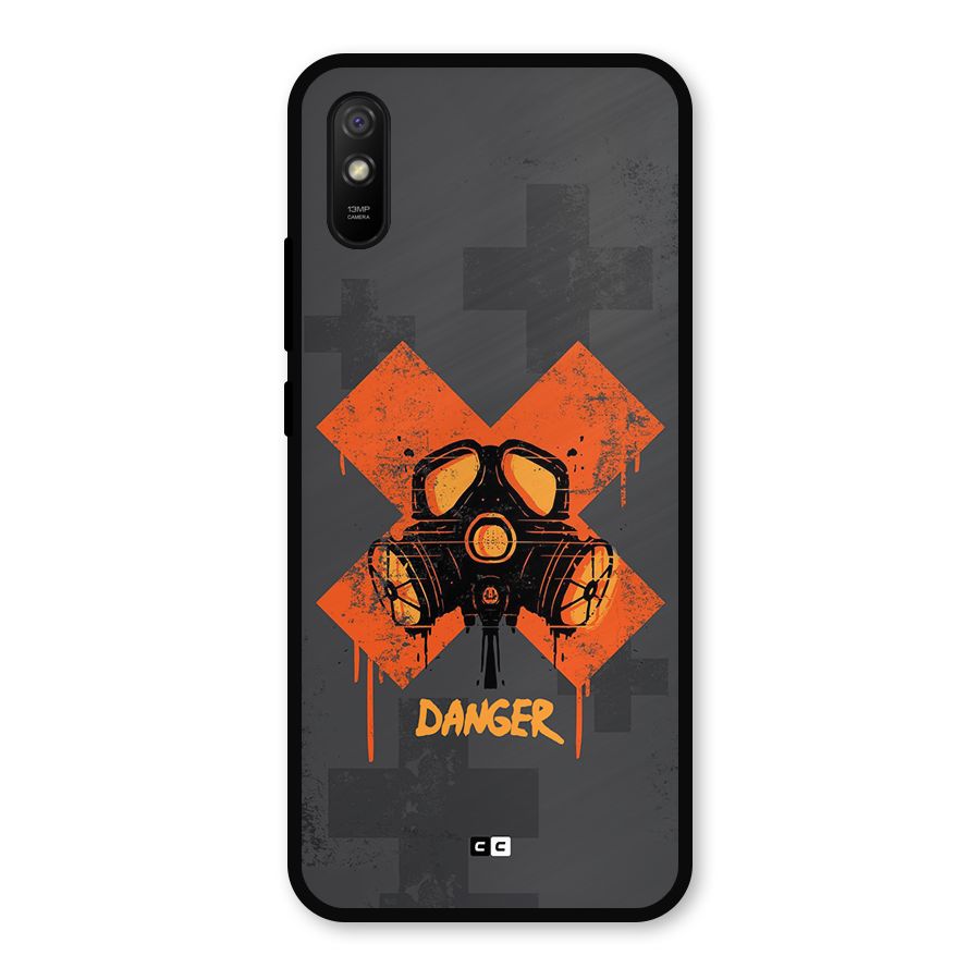 Danger Mask Metal Back Case for Redmi 9i