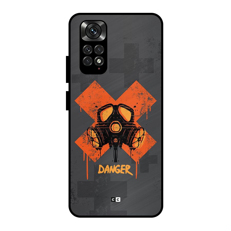 Danger Mask Metal Back Case for Redmi Note 11 Pro