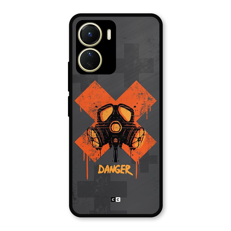 Danger Mask Metal Back Case for Vivo T2x