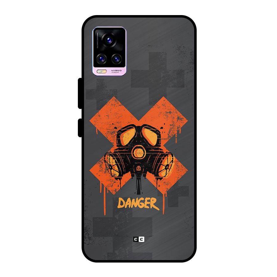 Danger Mask Metal Back Case for Vivo V20 Pro