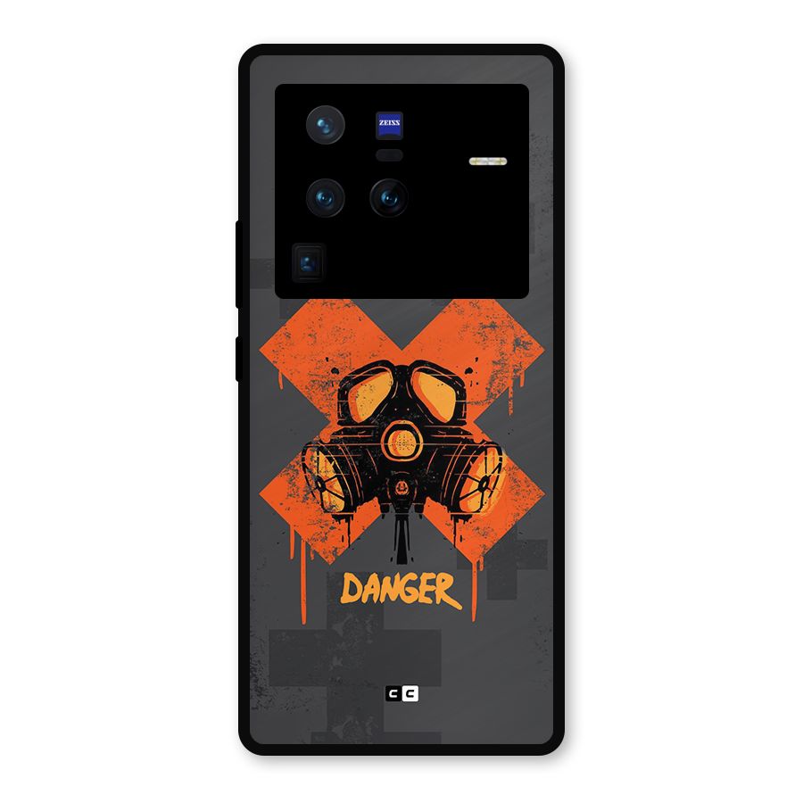 Danger Mask Metal Back Case for Vivo X80 Pro