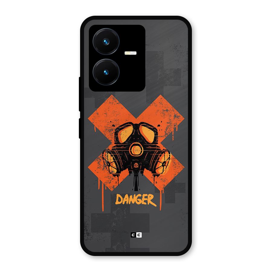 Danger Mask Metal Back Case for Vivo Y22