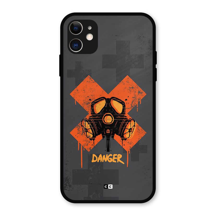 Danger Mask Metal Back Case for iPhone 11