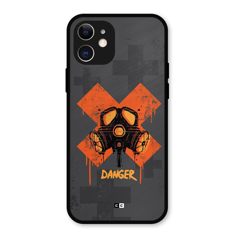 Danger Mask Metal Back Case for iPhone 12