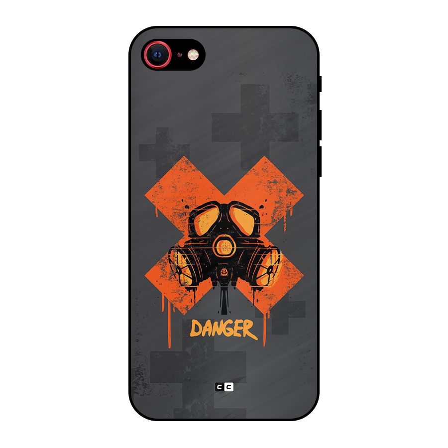 Danger Mask Metal Back Case for iPhone SE 2022
