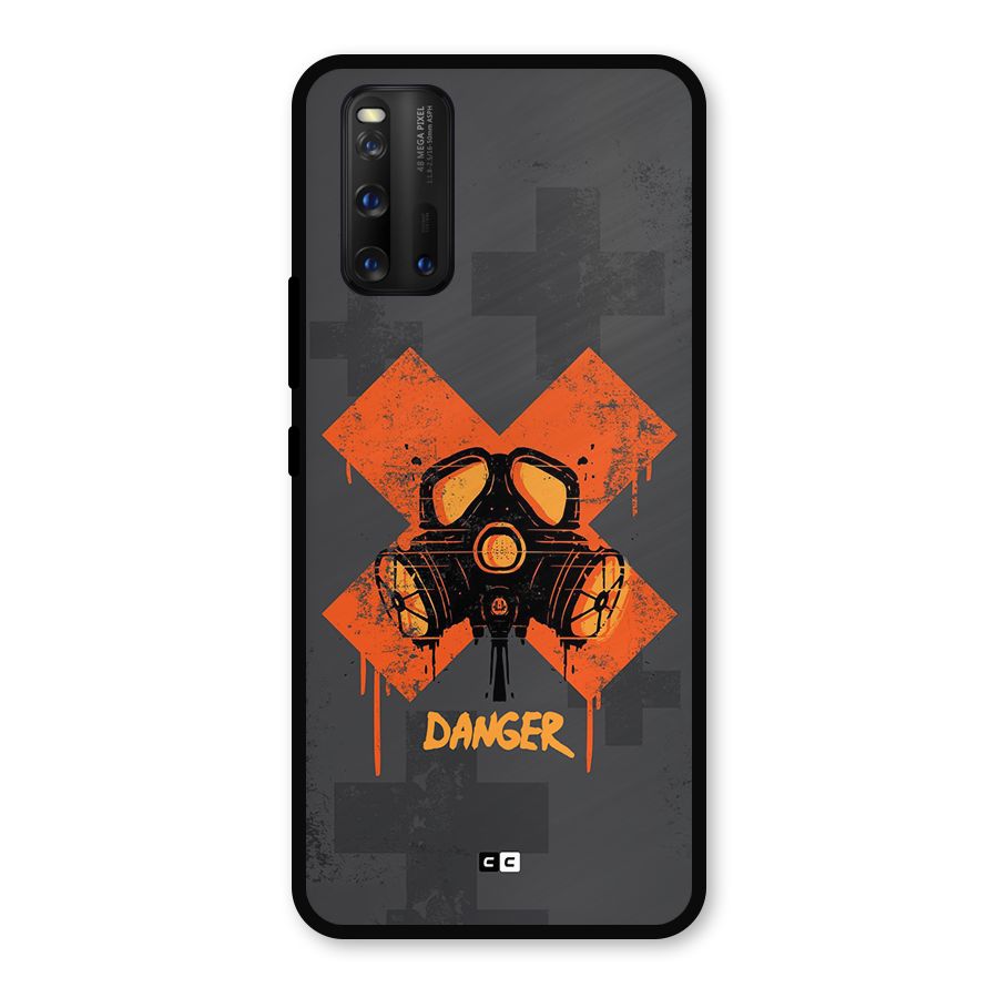 Danger Mask Metal Back Case for iQOO 3