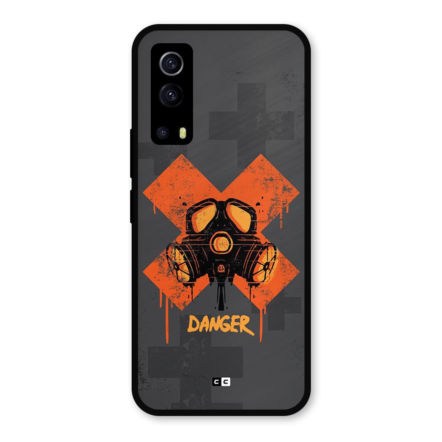Danger Mask Metal Back Case for iQOO Z3