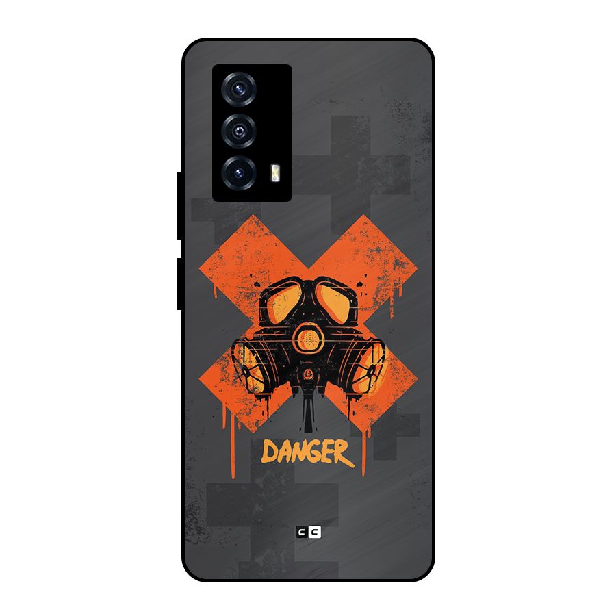 Danger Mask Metal Back Case for iQOO Z5