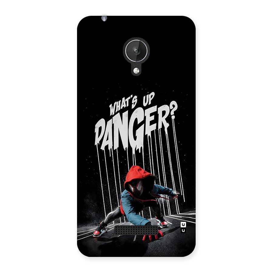 Danger Up Back Case for Canvas Spark Q380