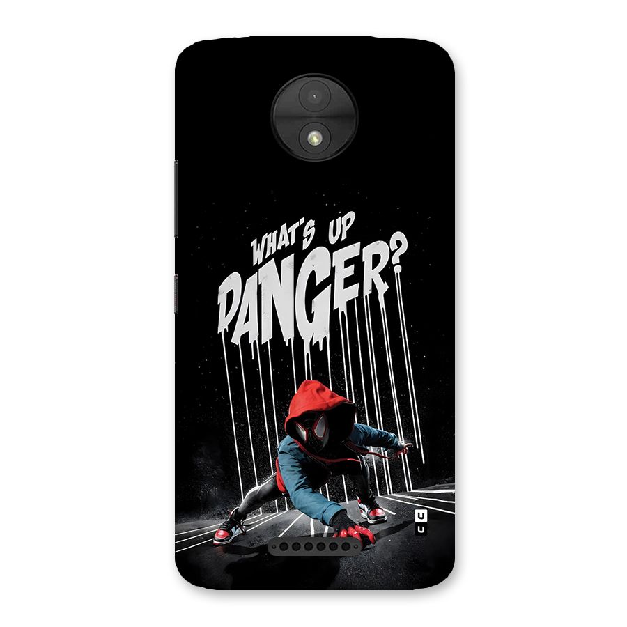 Danger Up Back Case for Moto C