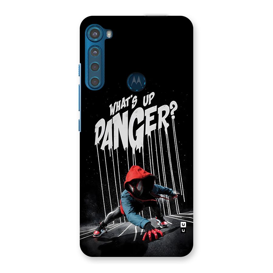 Danger Up Back Case for Motorola One Fusion Plus