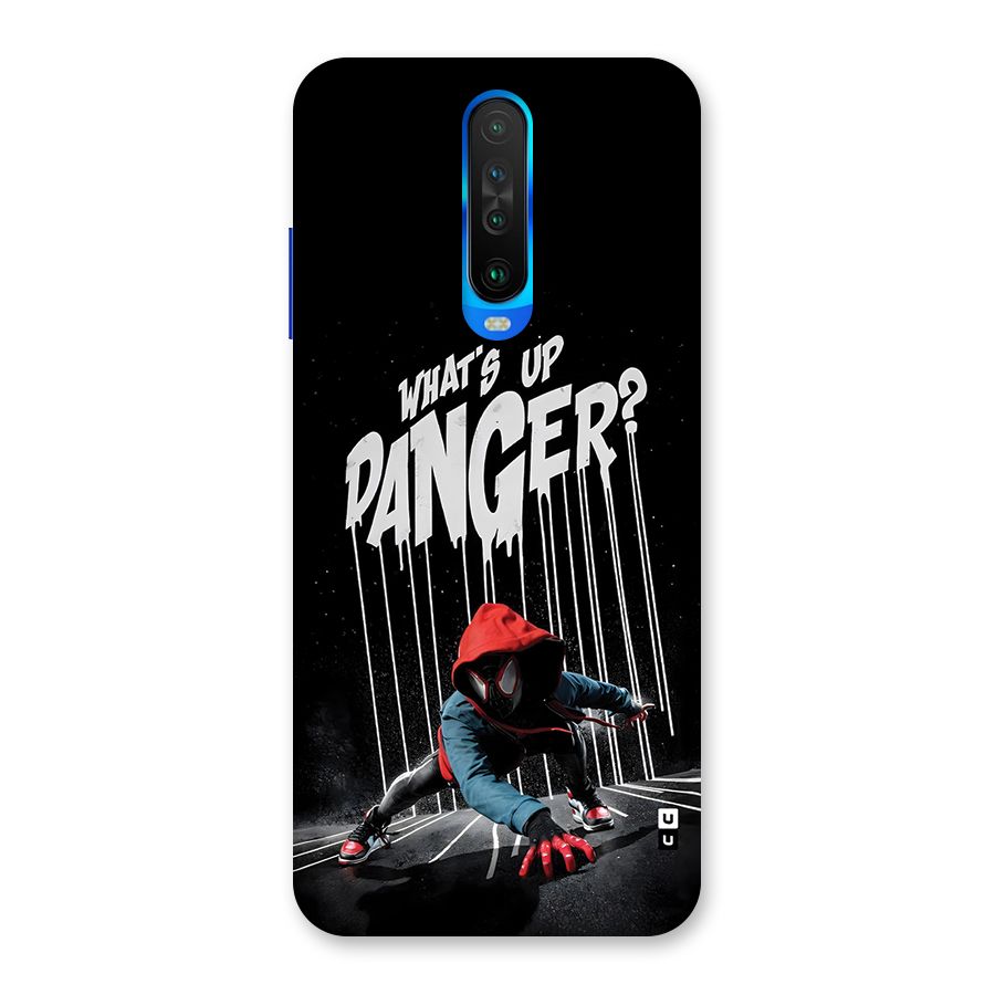 Danger Up Back Case for Poco X2