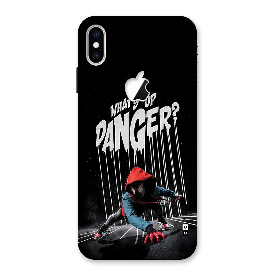Danger Up Back Case for iPhone XS Max Apple Cut