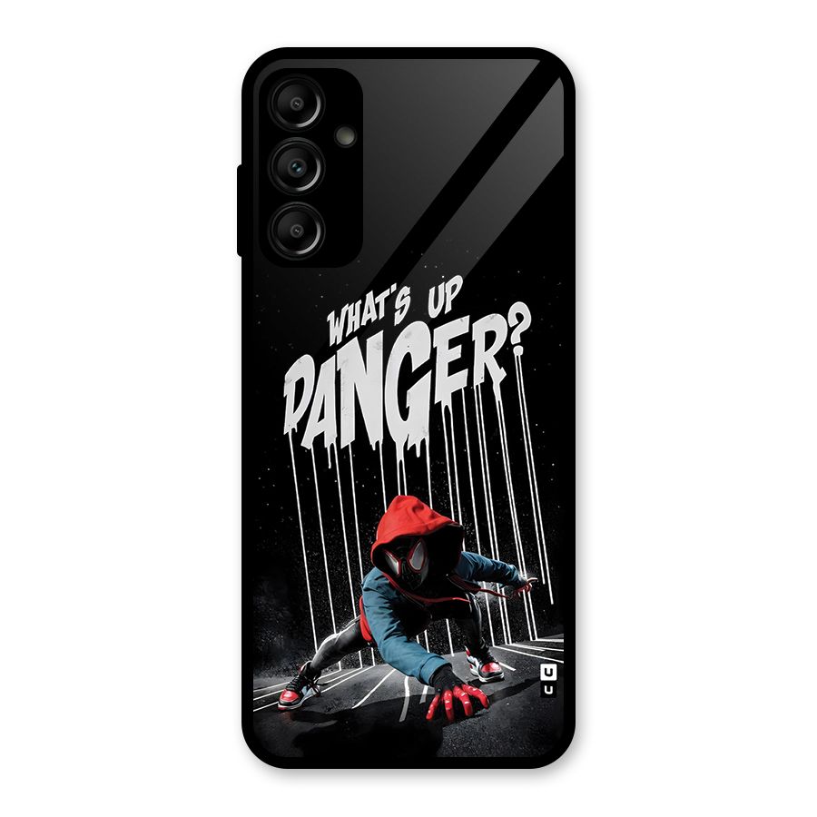 Danger Up Glass Back Case for Galaxy A14 5G