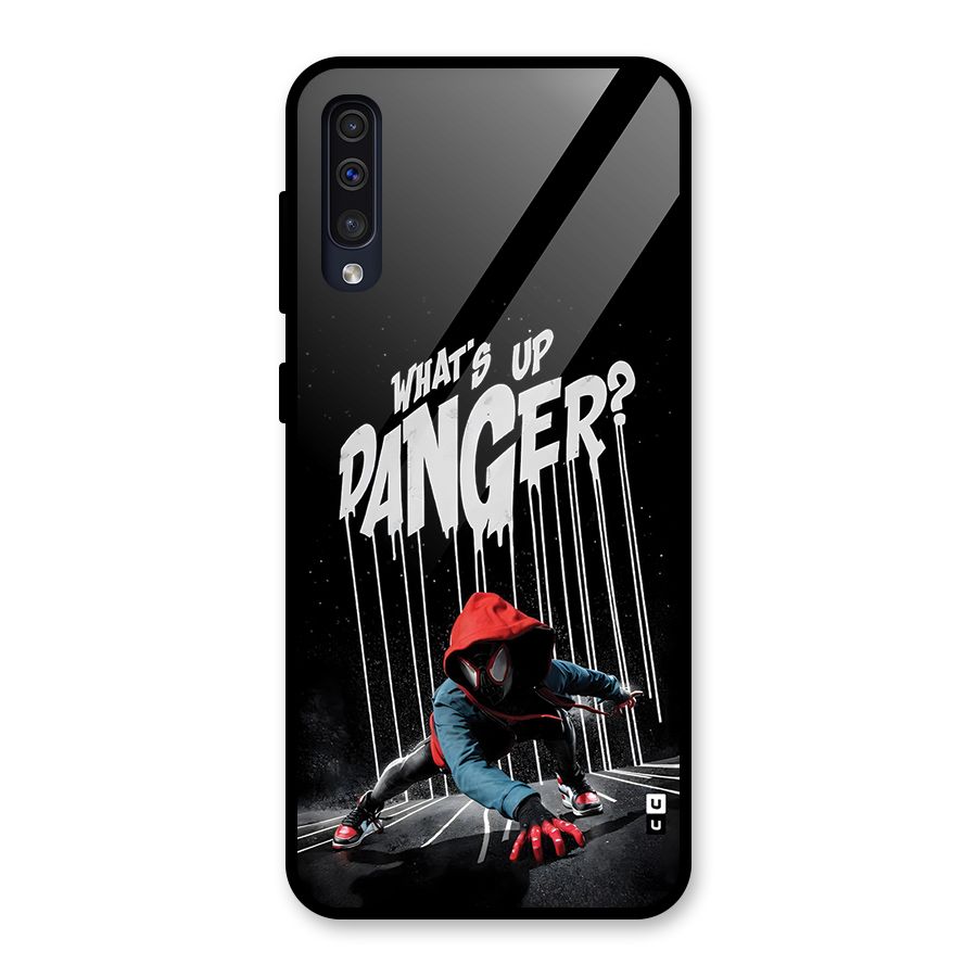 Danger Up Glass Back Case for Galaxy A50s
