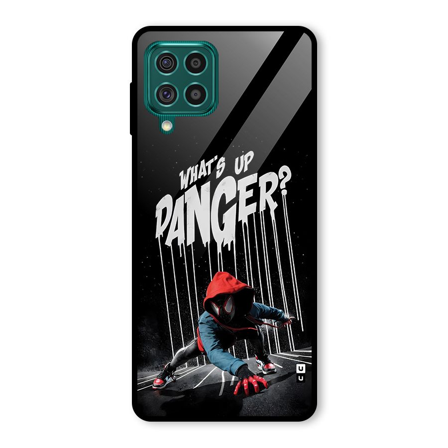 Danger Up Glass Back Case for Galaxy F62