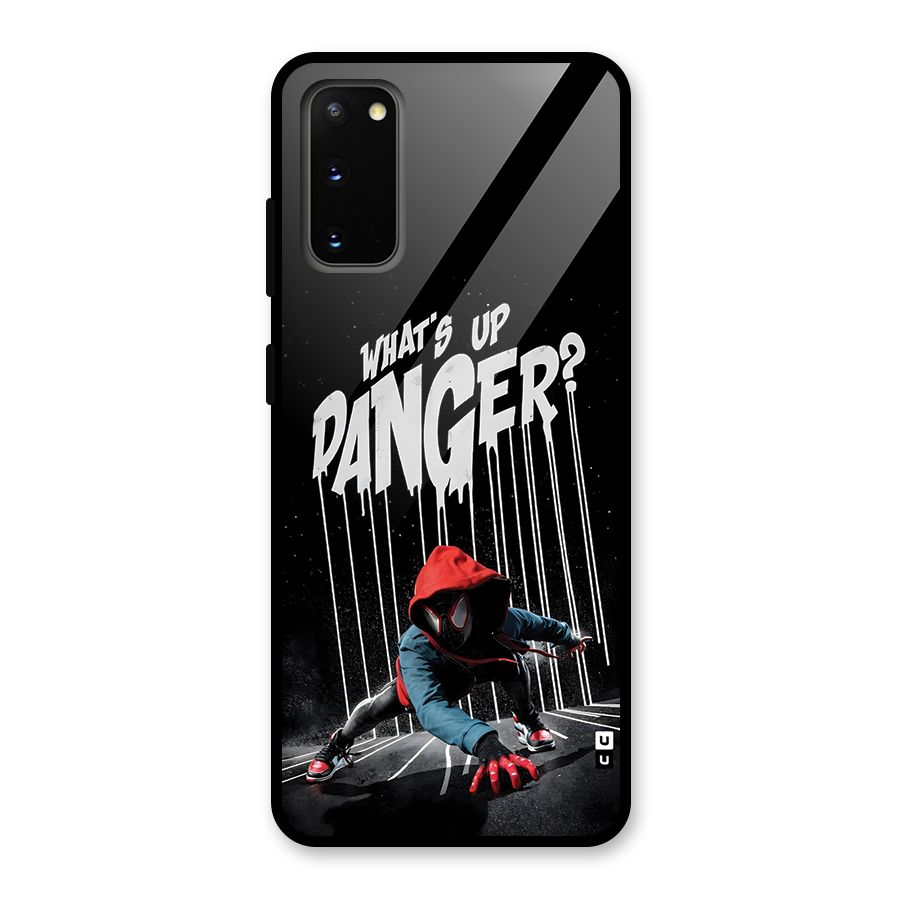 Danger Up Glass Back Case for Galaxy S20