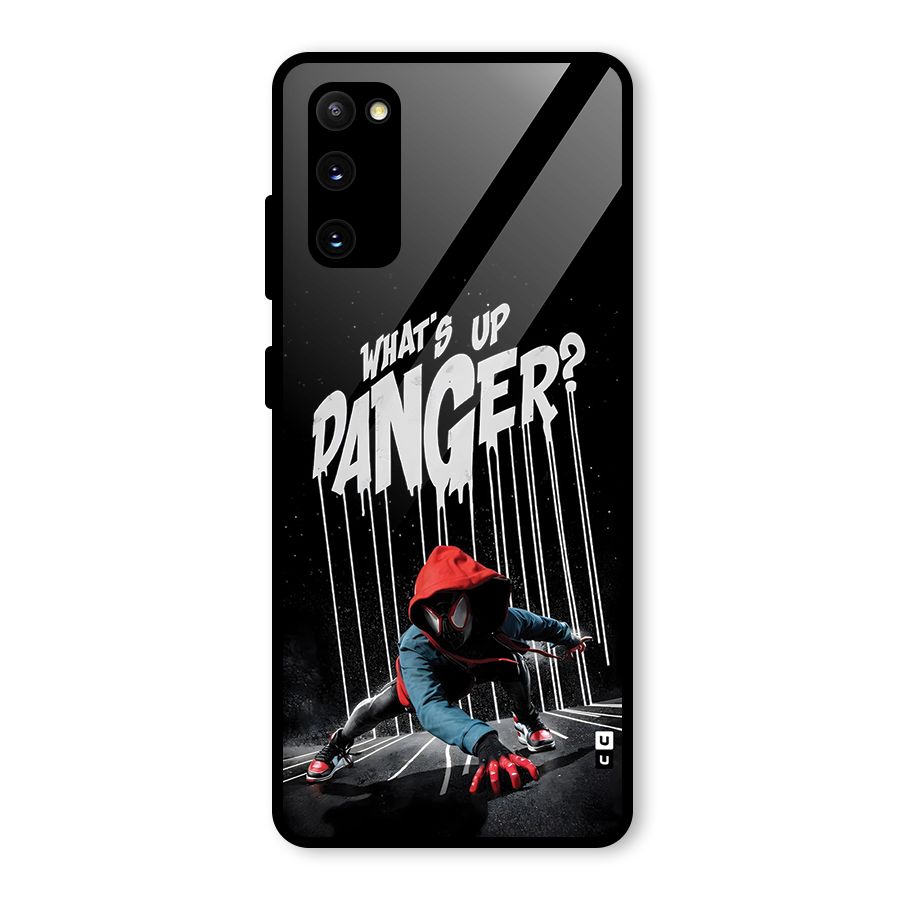 Danger Up Glass Back Case for Galaxy S20 FE