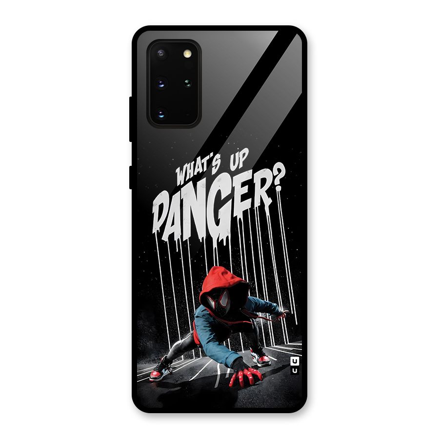 Danger Up Glass Back Case for Galaxy S20 Plus