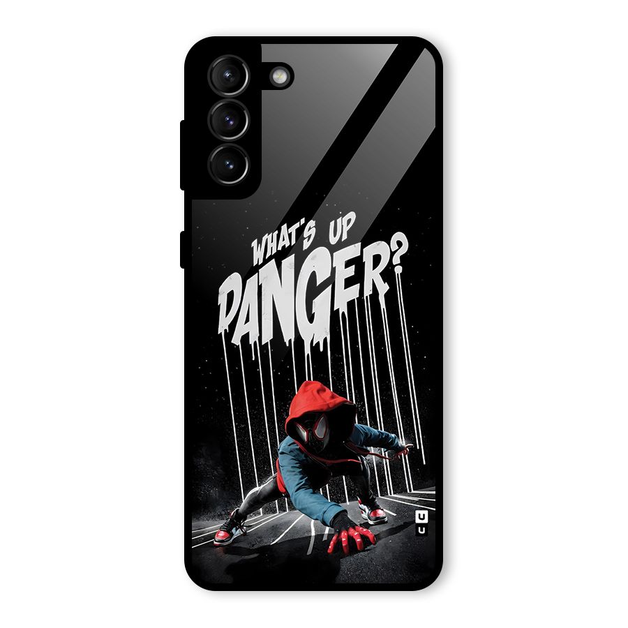 Danger Up Glass Back Case for Galaxy S21 Plus