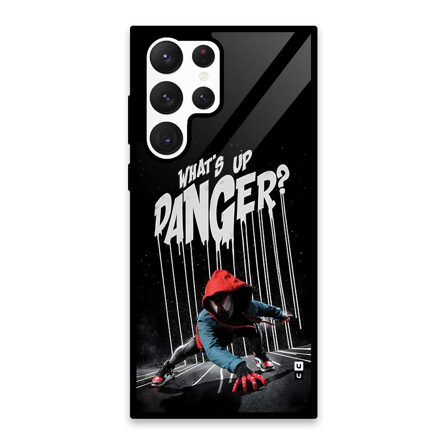 Danger Up Glass Back Case for Galaxy S22 Ultra 5G