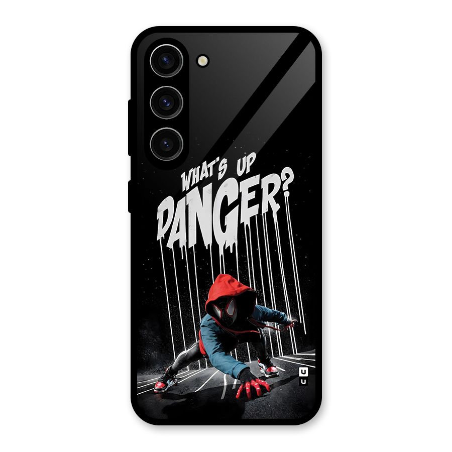 Danger Up Glass Back Case for Galaxy S23