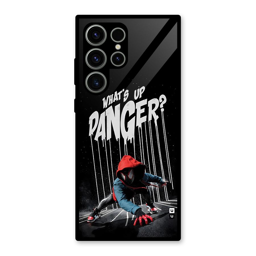Danger Up Glass Back Case for Galaxy S23 Ultra