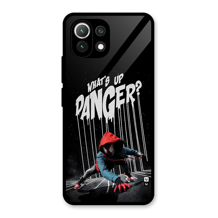 Danger Up Glass Back Case for Mi 11 Lite NE 5G