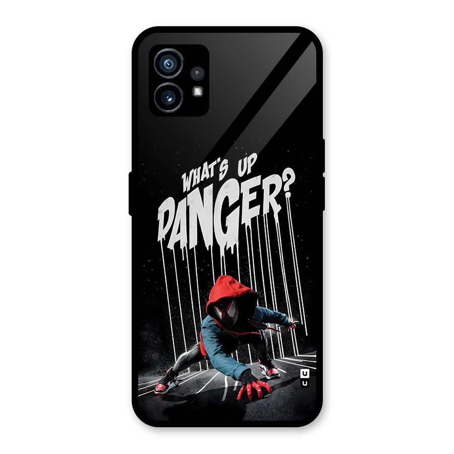 Danger Up Glass Back Case for Nothing Phone 1