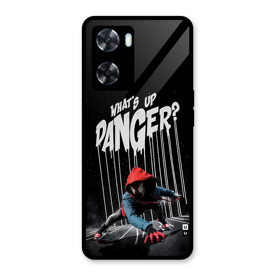 Danger Up Glass Back Case for Oppo A77s