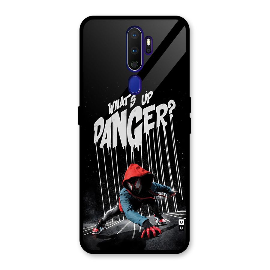 Danger Up Glass Back Case for Oppo A9 (2020)