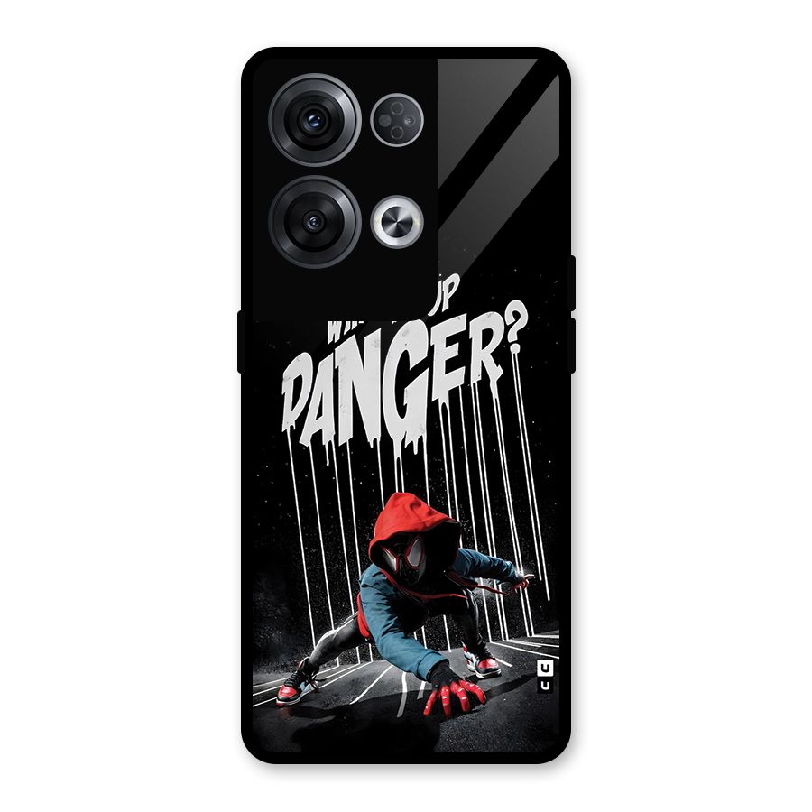 Danger Up Glass Back Case for Oppo Reno8 Pro 5G