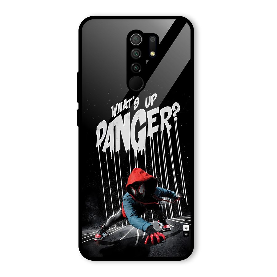 Danger Up Glass Back Case for Poco M2