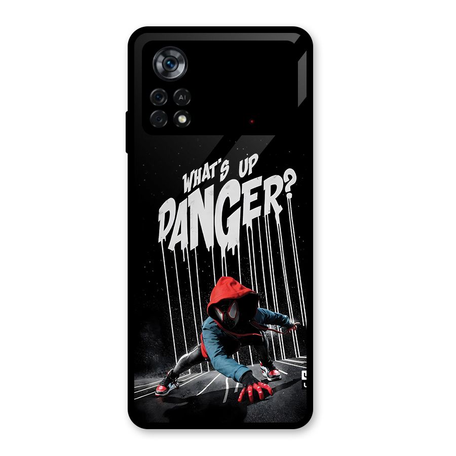 Danger Up Glass Back Case for Poco X4 Pro 5G