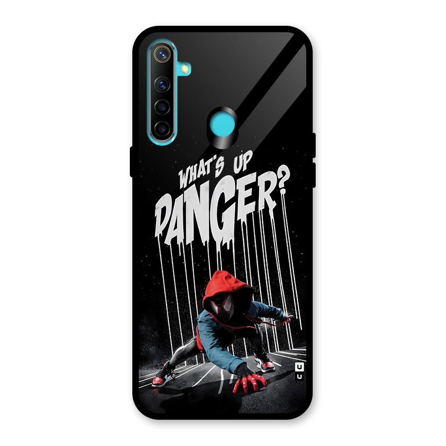 Danger Up Glass Back Case for Realme 5i