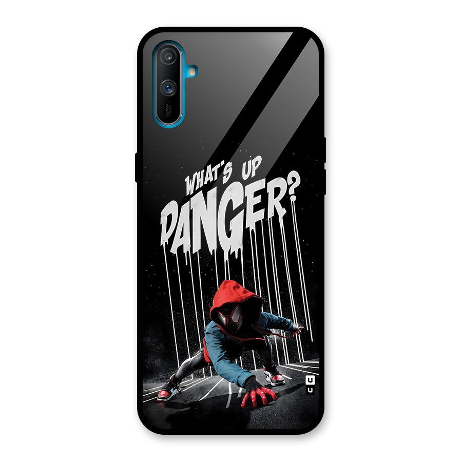 Danger Up Glass Back Case for Realme C3