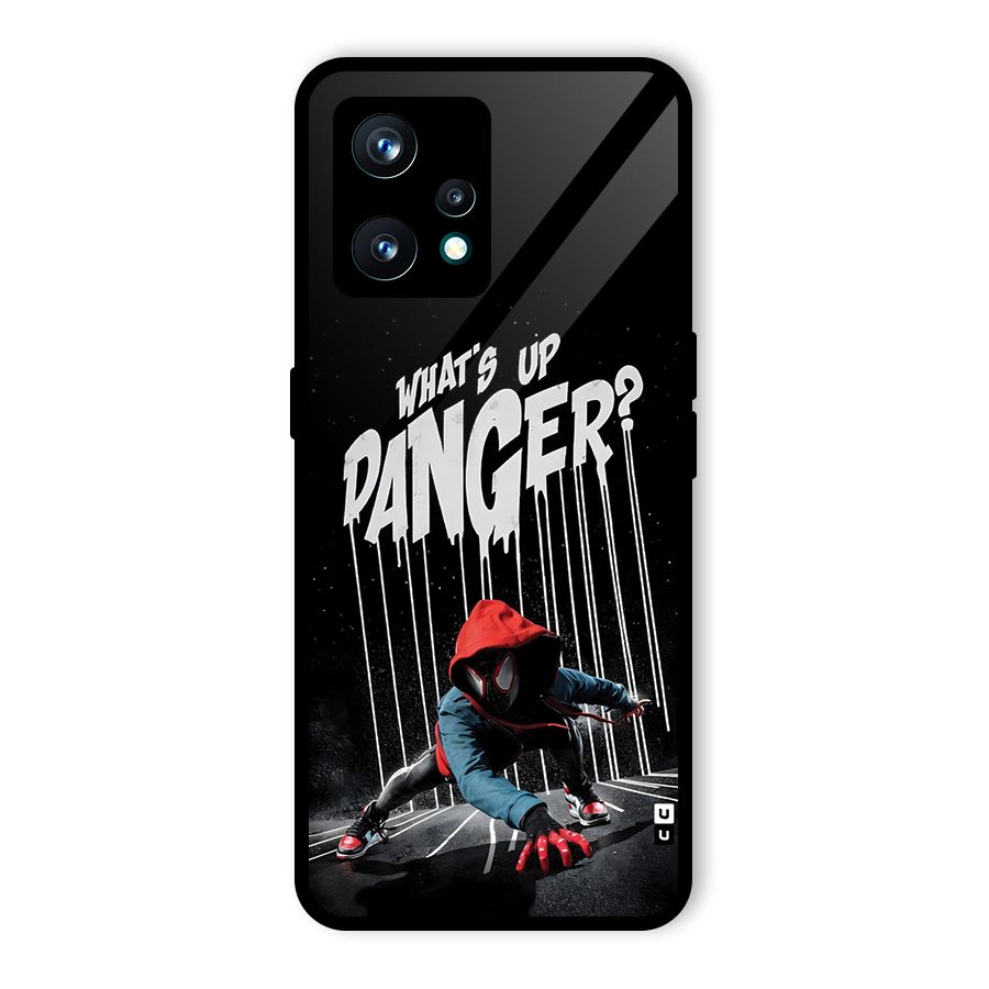 Danger Up Glass Back Case for Realme Narzo 50 Pro