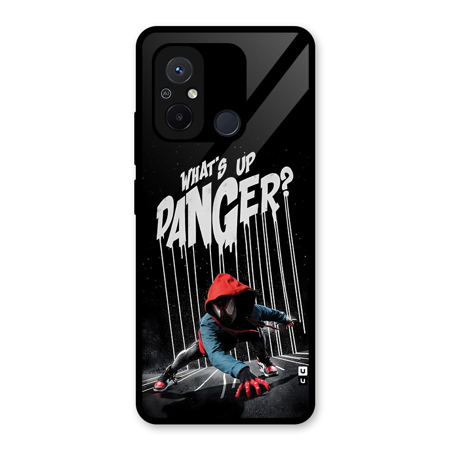 Danger Up Glass Back Case for Redmi 12C