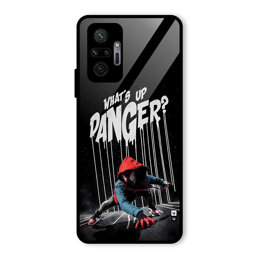 Danger Up Glass Back Case for Redmi Note 10 Pro Max