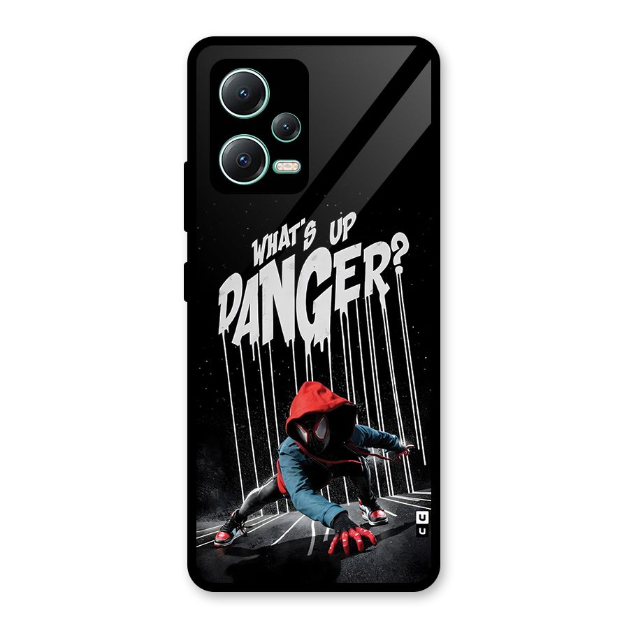 Danger Up Glass Back Case for Redmi Note 12 5G