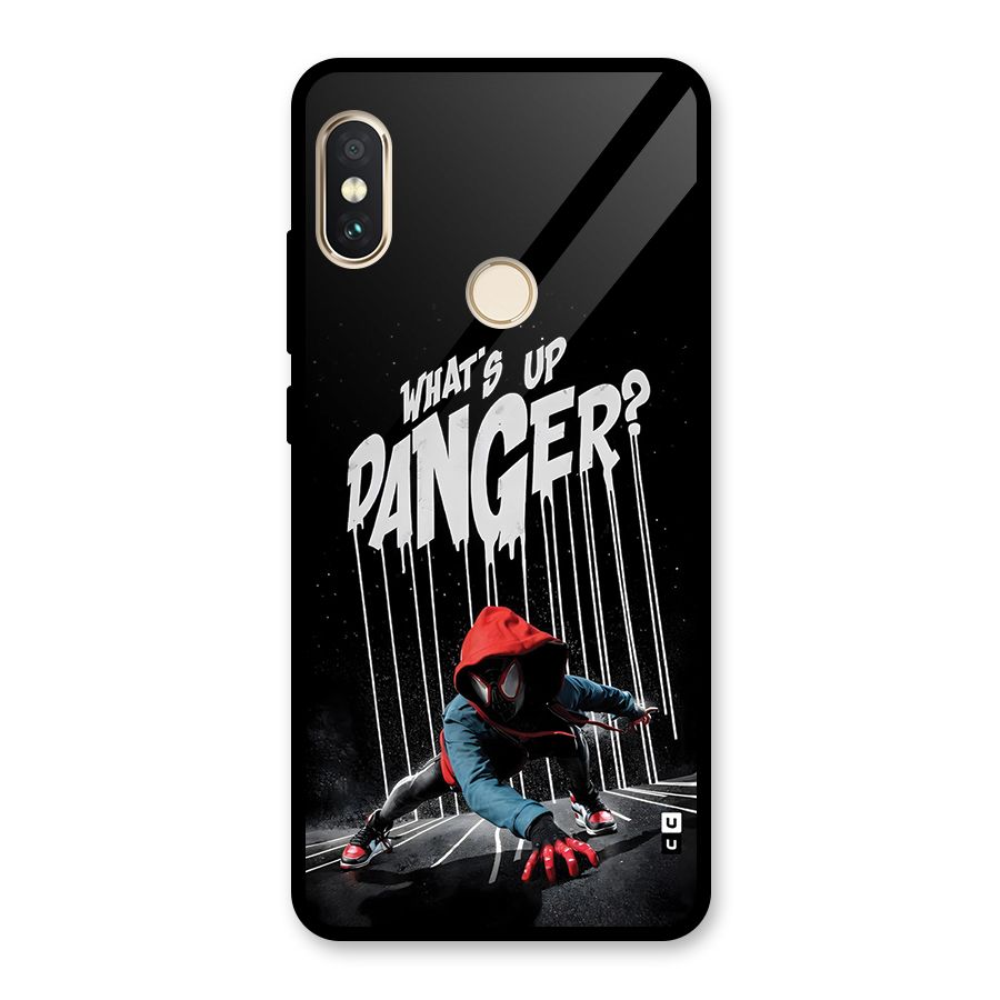 Danger Up Glass Back Case for Redmi Note 5 Pro