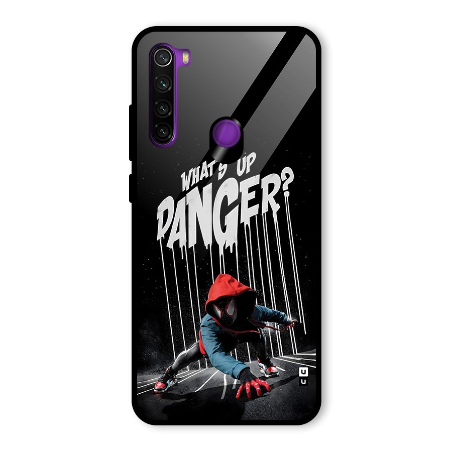 Danger Up Glass Back Case for Redmi Note 8