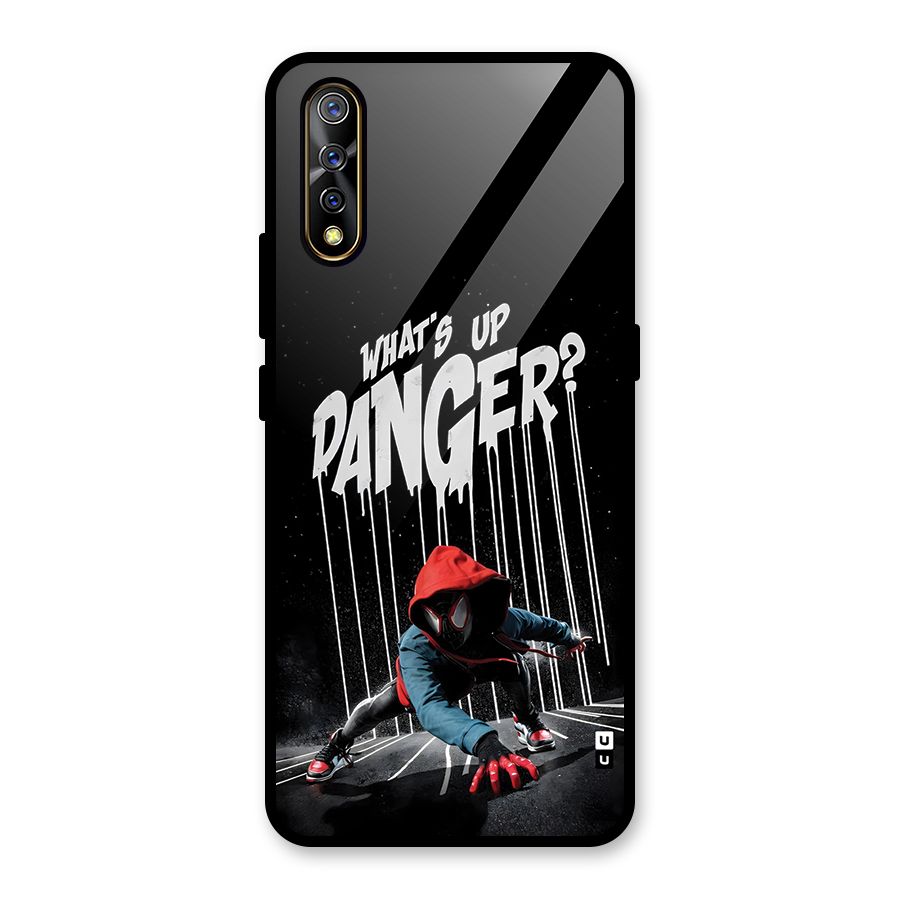 Danger Up Glass Back Case for Vivo S1