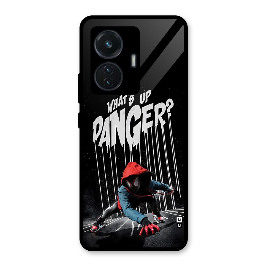 Danger Up Glass Back Case for Vivo T1 44W