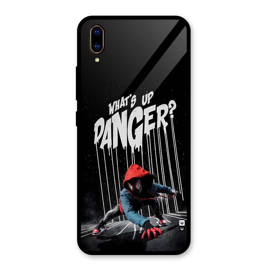 Danger Up Glass Back Case for Vivo V11 Pro