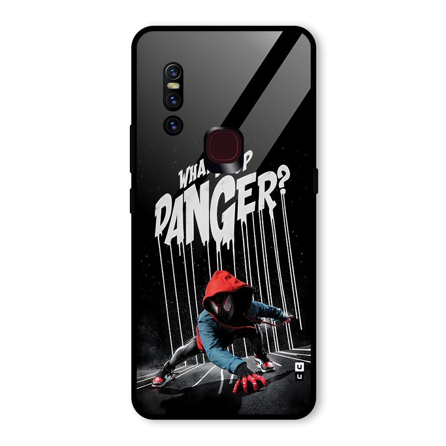Danger Up Glass Back Case for Vivo V15