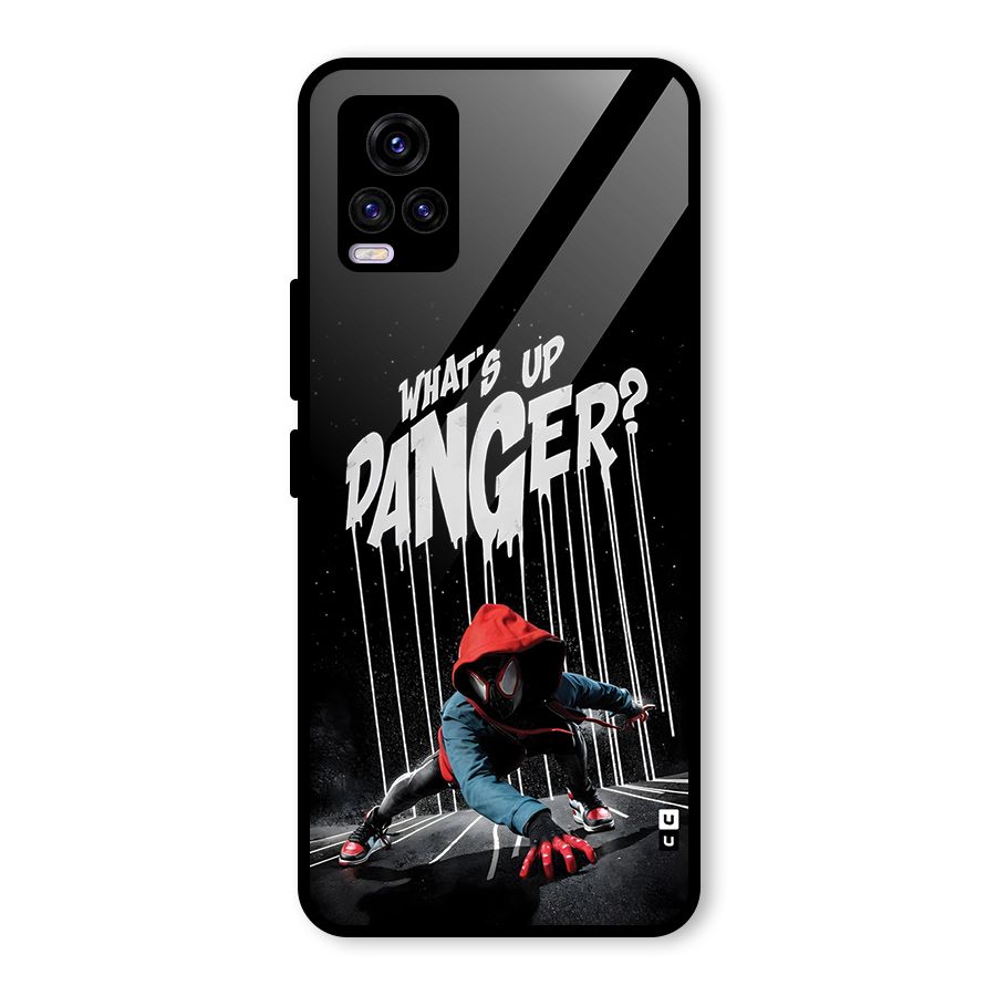 Danger Up Glass Back Case for Vivo V20 2021